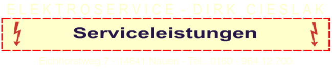 Serviceleistungen